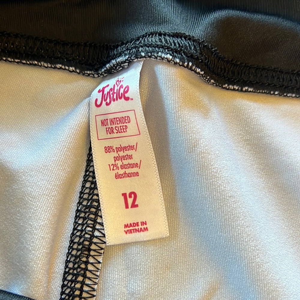 Justice awesome emoji leggings size 12
